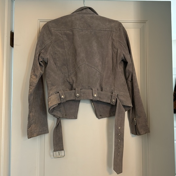 BlankNYC suede moto jacket